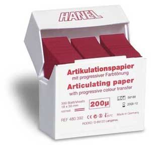 buy Hanel Articulating Paper, .008" (200 microns) Blue Articulating Paper Strips for only 23.29 online cheap
