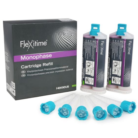 buy Flexitime Monophase Refill: 2 - 50 mL Cartridges and 6 MIXPAC Mixing for only 55 online cheap