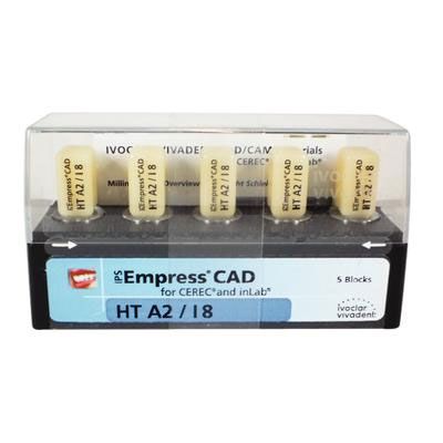 buy IPS Empress CAD HT (High Translucency) Blocks - Shade A2, Size I8, 5/Pk for only 106 online cheap