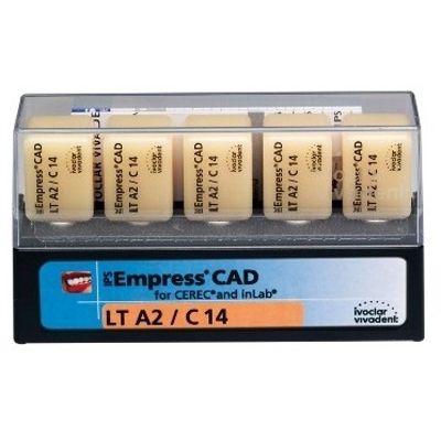 buy IPS Empress CAD LT Block, Shade A2 Size C14 5/Pk. CEREC blocks, LT for only 98.21 online cheap