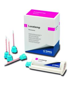 Luxatemp Fluorescence A2, 1 - 76 Gm. Cartridge and 15 Automix Tips. Temporary