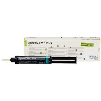 SpeedCEM Plus Resin Cement - Transparent Refill: 1 - 9 g Syringe, 15 Mixing