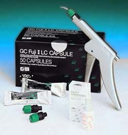 purchase cheap GC Fuji II LC A1 (Pedo) 50 Capsules, EXPORT PACKAGE. Light-Cure Resin on dental online shop