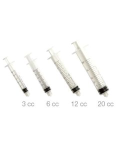 Pac-Dent Luer-Lock Endo Irrigation Syringes, 3 cc, disposable, Non-Sterile