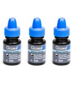 Gluma Desensitizer Liquid, Clinic Pack: 3 - 5 mL Bottles. #66018221